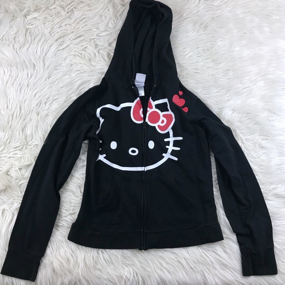 black hello kitty jacket